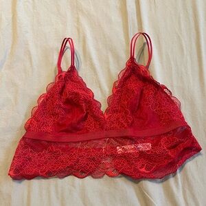 Madewell Lace Liana Longline Bralette sz M NWOT